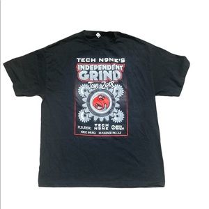 Tech N9ne 2018 Independent Grind Black Tour TShirt Dizzy Wright Keizer Kaliko XL